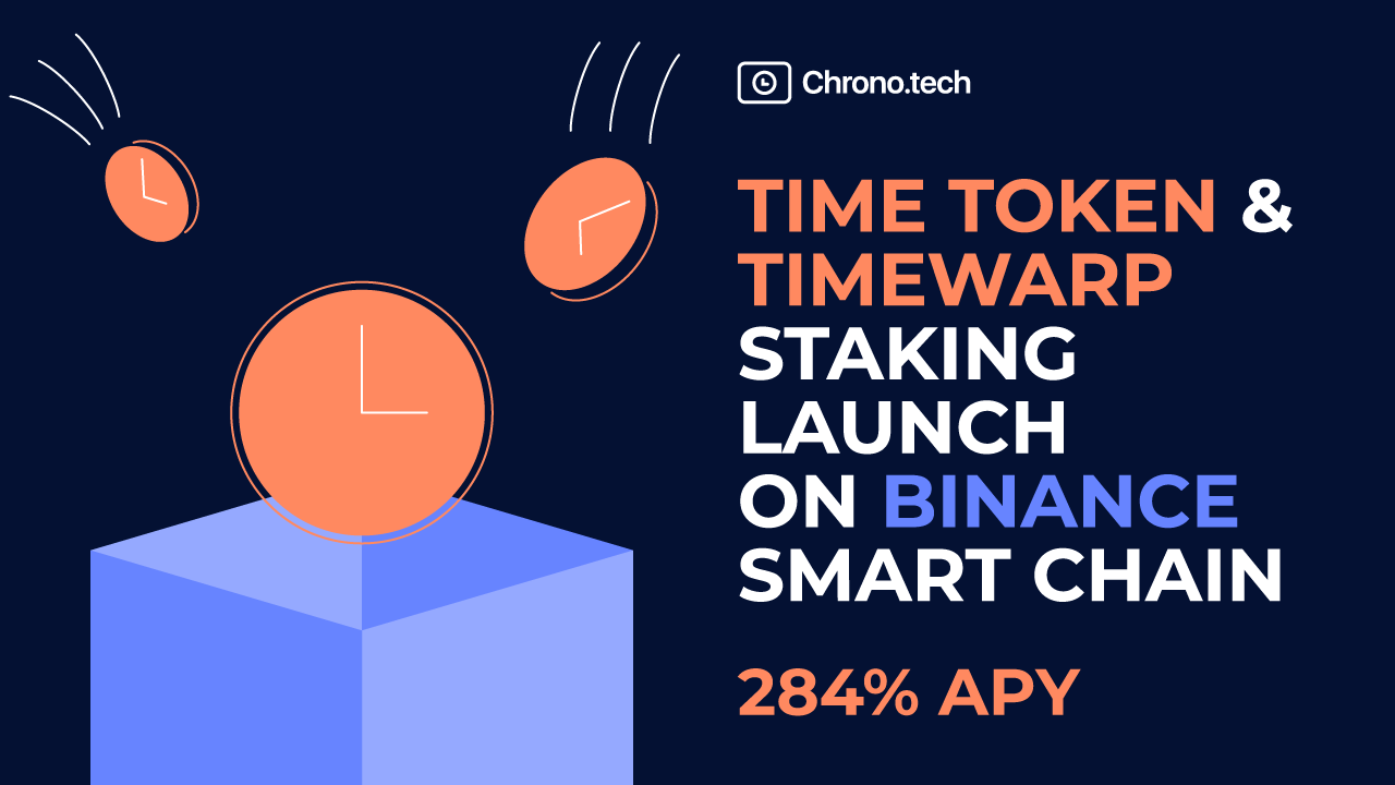 TIME Tokens and TimeWarp Staking Launch on Binance Smart Chain – Press release Bitcoin News